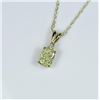 Image 3 : Brilliant Fancy Yellow and White Diamond Pendant