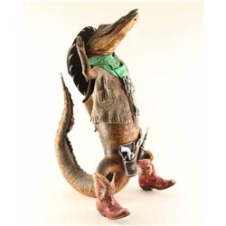 Full Mounted Western Crocodile