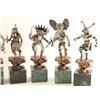 Image 4 : Set of 12 Mixed Media Sculptures
