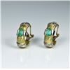 Image 3 : Extra Fine Colombian Emerald and Diamond Earrings