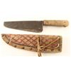 Image 1 : Primitive Native American Knife & Sheath
