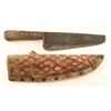 Image 2 : Primitive Native American Knife & Sheath