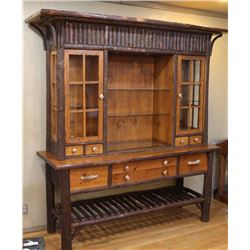 Gorgeous Rustic Curio Cabinet/Buffet