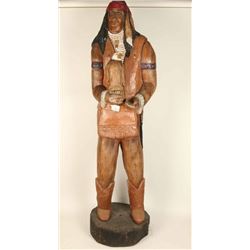 6' Wooden Indian Carving