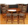 Image 2 : Old Hickory Dining Room Table/Chairs/Stools