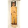 Image 1 : 6' Flat Carved Wooden Indian