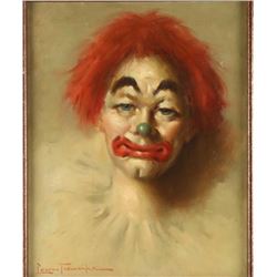 Original signed oil painting by Leon Franks