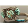 Image 1 : Lot of Silver & Turquoise Bracelet & Cuff
