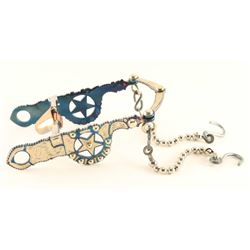 Ornate Garcia Silver & Blue Bit