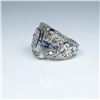 Image 6 : Dynamic Aquamarine, Tanzanite and Diamond Ring