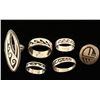 Image 1 : Lot of 6 Sterling Rings