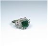 Image 3 : Elegant Emerald and Diamond Ring