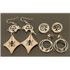 Image 1 : Lot of 5 Hopi Sterling earrings