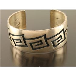 Hopi Sterling Cuff Bracelet