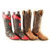 Image 2 : (2) Pairs of Ladies' Cowboy Boots