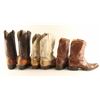 Image 2 : (3) Pairs of Men's Leather Cowboy Boots