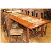 Image 1 : Old Hickory Dining Table and Chairs