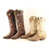 Image 2 : Lot of (2) Pairs of Ladies' Cowboy Boots