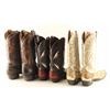 Image 3 : (3) Pairs of Men's Leather Cowboy Boots