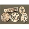 Image 1 : Lot of 5 Hopi Sterling Pins