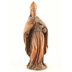 8" Hand Carved Wooden Statue