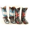 Image 1 : Lot of (2) Men's Leather Cowboy Boots