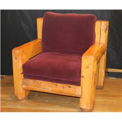Vintage Log Chair