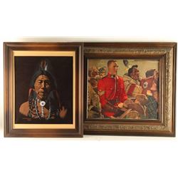 Lot of (2) Art Pieces