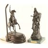 Image 2 : Lot of (2) Frederick Remmington Bronzes