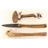 Image 1 : Lot of (2) Bone Weapons
