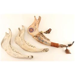 Lot of (3) Jawbones