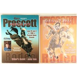 Lot of 4 Prescott Rodeo Posters