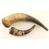 Image 1 : Lot of (2) Powder Horns