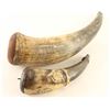 Image 2 : Lot of (2) Powder Horns