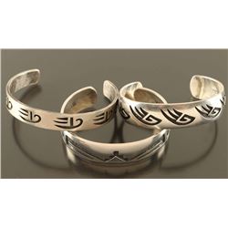 Lot of 3 Hopi Cuff