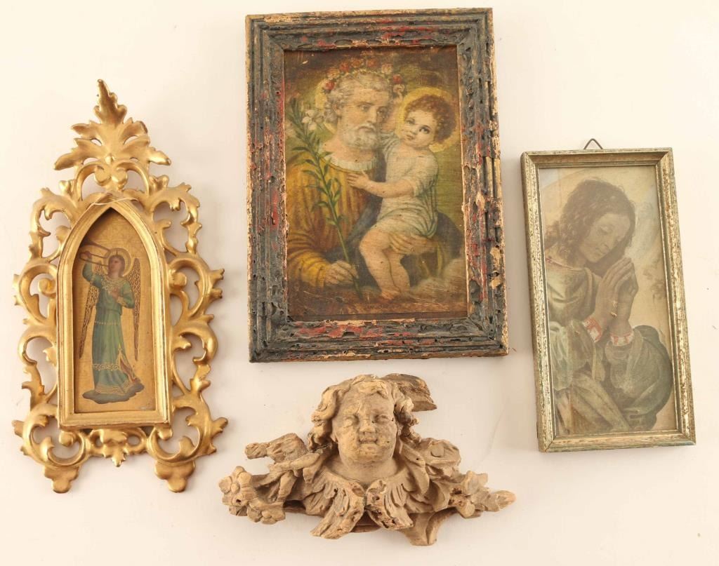 Collection of (4) Religious Artifacts