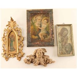 Collection of (4) Religious Artifacts