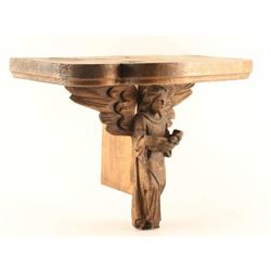 Santos Hand Carved Angel Shelf