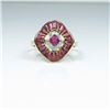 Image 1 : Elegant Ballerina style Ruby and Diamond Ring