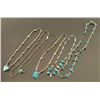 Image 2 : Lot of 5 Navajo Turquoise Necklaces