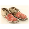 Image 2 : Sioux Quilled & Beaded Moccasins