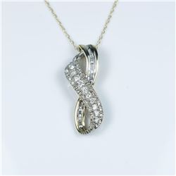Dazzling Diamond Infinity Pendant