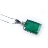 Image 2 : Certified Natural Emerald and Diamond Pendant