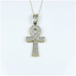 Dazzling Egyptian ANKH Diamond Pendant