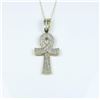 Image 1 : Dazzling Egyptian ANKH Diamond Pendant