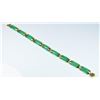 Image 1 : Vibrant Apple Green Jade Bracelet