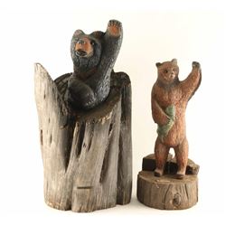Lot of (2) Bears In Stumps