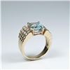 Image 3 : Fine Santa Maria Aquamarine and Diamond Ring