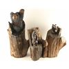 Image 2 : Lot of (2) Tree Stump Bear Decorators