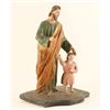 Image 2 : Rare Hand Carved Polychromed St. Joseph